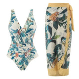 Skull Letters Graphic Print Halter Wrap Bikini Set Women Sexy Padded Two-Piece Bathing Suits Beach