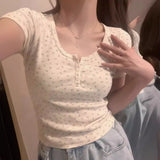 Zingj Floral Short Sleeve Short Jacket Women's Summer 2024 New Slim Design Sense Versatile Slim Thin