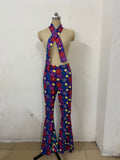 Halloween Print Flares 70S Hippie Retro Print Headband