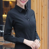 Women Shirts Blouses Women White Shirt Long Sleeve Blouse Female Tops OL Basic Shirt Blouses 2023 Fashion Elegant Woman