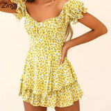 shoulder Summer jumpsuits for women print ruffles jumpsuit Sexy jumpsuits &rompers bodysuit overalls romper womens body
