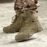 And Winter High-Top Climbing Boots Outdoor Tactical Boots Desert Boots Snow Boots Camping Large Training Shoes