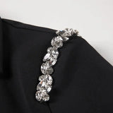 Women Fashion Office Wear Single Breasted Black Blazer Coat Vintage Long Sleeve Suit Jacket Pockets Female Outerwear Chic