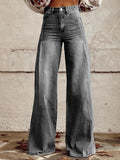 Zingj Style Ebay Plus Size Female Casual Pants Thin Wide Leg Pants-Outfit