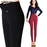 quality pencil pants capris women 2018 summer style high waist elastic skinny pants female trousers woman pantalon
