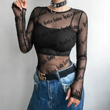 Love Hate Sheer Mesh