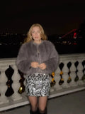 Women's Autumn New Temperament Light Sexy Party Shiny Squin Mini Skirt