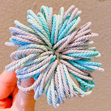 New Girls Candy Colors Nylon Basic Elastic Hair Bands Kids Rubber Bands Headband Scrunchie Fashion Hair