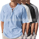 Women's Trousers Spliced Thin Multi-Pocket Broad-Legged Ladies