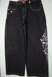 Jeans Harajuku Hip Hop Gothic Embroidery Oversized Baggy Jeans Men Street Fashion Hot Pants Unisex Casual Joker Jeans