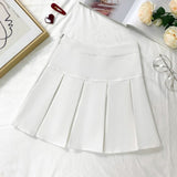 Skirt Female 100-Folded Skirt 2025 New High-Rise Small Small Man A-Word Short Skirt College