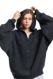 Loose Solid Color Sweater Coat Woven Autumn And Winter New Street Trend Casual Lazy