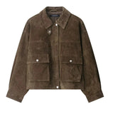 Women's Clothing Explosion Fashion Pocket-Dressed Bomber Jacket