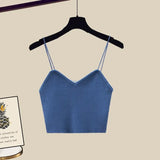 Outfits For Women 2023 Fashion Sling Vest+long Sleeve Sunscreen Shirt+side Split Denim Skirts Sets Korean 3 Piece