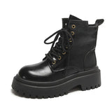 Super Fire Martin Boots 2025 New Fashion With Small Thick Background Retro Small British Style Short