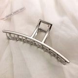 Women Elegant Gold Silver Hollow Geometric Metal Hair Claws Vintage Hair Clips Headband Hairpins Fashion Hair
