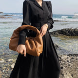 Maxi Dresses for Woman Party Single Breasted Autumn Winter Notched Collar Dress Elegant Vestidos High Waist Business