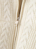 Cabel Knit Puffer Crop Jacket- Outfit