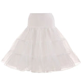 Short Tutu Skirts Petticoat White Black Red Crinoline Vintage Bridal Underskirt For Wedding Underskirt Rockabilly