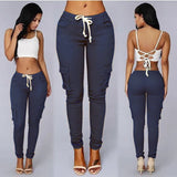 Bullet Pencil Women's Drawstring Lace Casual