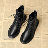 Women 2025 Autumn Martin Boots Short-Boxed With Coarse And Female Boots Korean