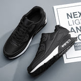 Air Cushion Sneakers Men's And Women's Large Size Light Casual Shoes Color Trend Net Cloth Breathable Running