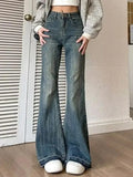 Vintage High Rise Flare Jeans-Outfit