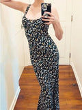 Summer Floral Print Maxi Dress- Outfit