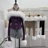 Shooting Irregular Zipper Collar Short Small Coat With Long Sleeves And Bottom Shirt