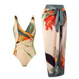 Skull Letters Graphic Print Halter Wrap Bikini Set Women Sexy Padded Two-Piece Bathing Suits Beach