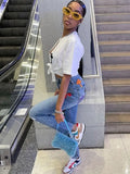 Letter Embroidery Sexy Y2K T-Shirts Womem Summer Short Sleeve O-Neck Cut Out Bandage Tops Female Cardigan