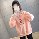 Sweatshirt Women Fashion Y2k Pullover Streetwear Gothic White Black Hoodies Men Clothes Vintage Harajuku Oversized