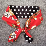 Lemon Printed Yellow 50S 60S Women Hairband Cotton Retro Vintage Hair Accessories for Party Pin Up Rockabilly Wire