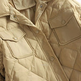 New Winter Down Coat Women Korean Letter Knitted Lantern Sleeve Patchwork Women's Down Jacket Casual Female Loose