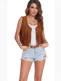 Vest Short Tuxedo Summer New Leisure Retro Open-Breast Button