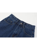 Women High Waist Wide Leg Denim Shorts Casual Female Solid Streetwear Knee-length Stright Jeans Bermuda Shorts 2023 New