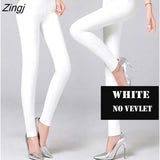 New Fashion High Waist Autumn Winter Women Thick Warm Elastic Pants Quality S-5XL 6XL Trousers Tight Type Pencil