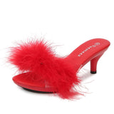 Three-Dimensional Flowers Slippers Summer Transparent Sandals Beach Shoes Thin High Heels Walk Show Crystal Party Women