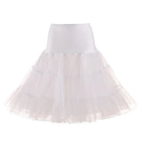 Short Tutu Skirts Petticoat White Black Red Crinoline Vintage Bridal Underskirt For Wedding Underskirt Rockabilly