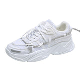 Models Sneakers Women 2022 Spring Fashion Lace-up Casual Shoes Ladies Increase Non Slip Running Shoes Zapatos De