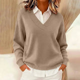 Shein Spring Autumn Temperament Solid Color Shirt Women's New