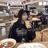 College Style Stitching Ladies Baseball Uniform High Street Jacket Lovers Loose Wild All-match Autumn New Jacket