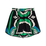 Fashion Folral Print Short Summer Women 2021 Vintage High Waisted Elastic Casual Shorts Streetwear