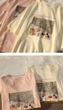 Aesthetic Print Oversized T-shirtOutfit