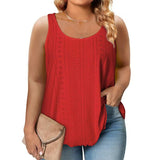 2025 New Round-Neck Loose Sleeveless Women's