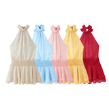 Women's Explosive Temperament Fashion Hanging Neck-Singing