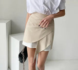 Designer White Button Up Collared Shirt For Women Short Sleeve Korean Fashion Ladies Top And Blouses Summer