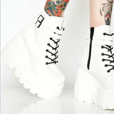 Explosive Pine Cake Thick-Singing High-Top Buckle With Casual Women's