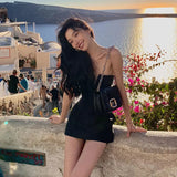 2025 Fashion Trend Women's New One-Word Collar Chest Bare Back Sexy