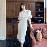 New Famous Summer Retro Collar Single Buckle Lace Lantern Sleeve